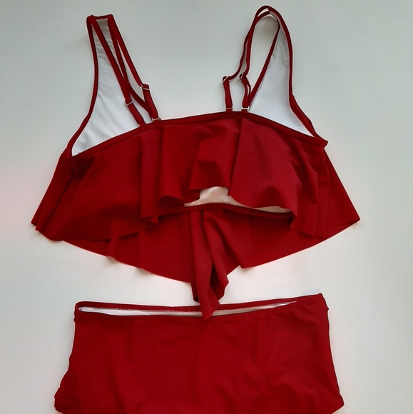 Tummy Control Swimsuit Shapewear Swimwear Bikini Bathing Suits, Sz 6-12 - Picture 7 of 8